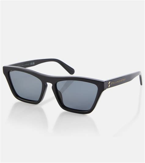 stella mccartney clear sunglasses|stella mccartney rectangular sunglasses.